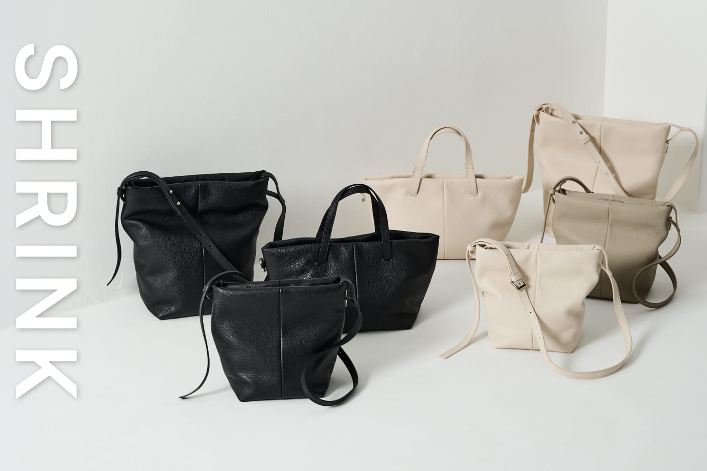russet 【Pick up】柔らかさと上品さをあわせ持つソフトシュリンクレザー。