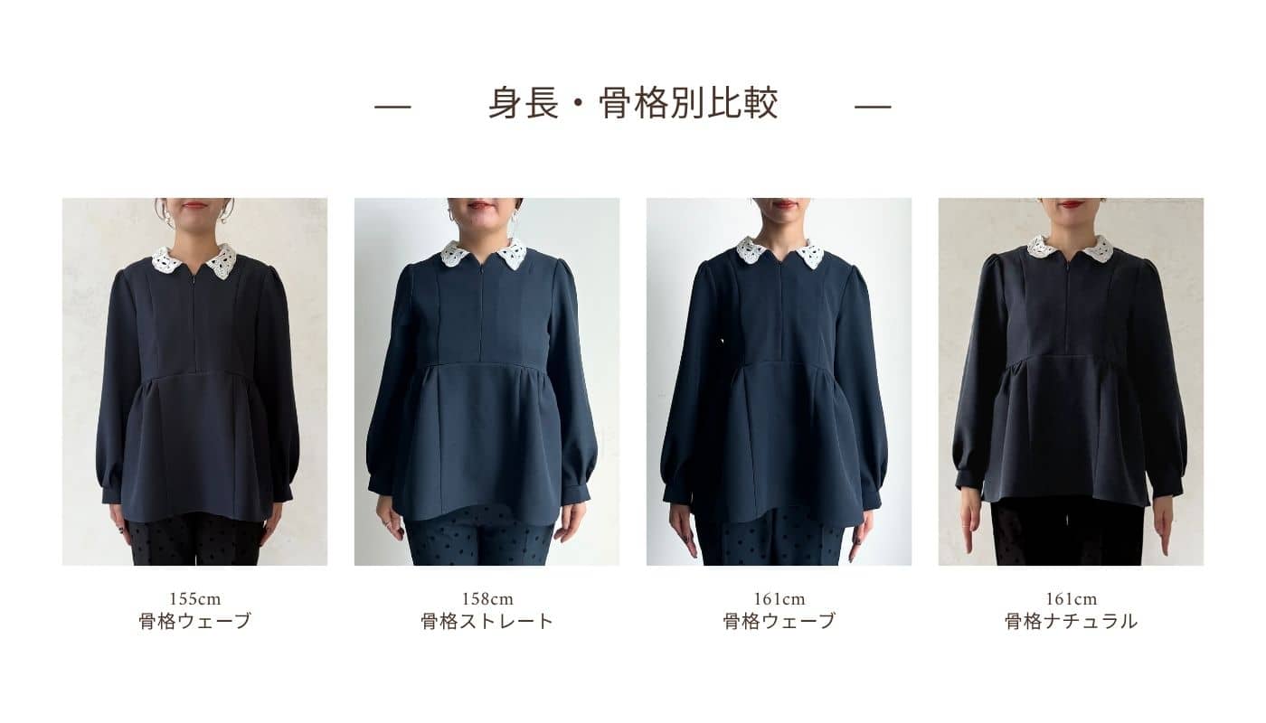 身長・骨格別比較