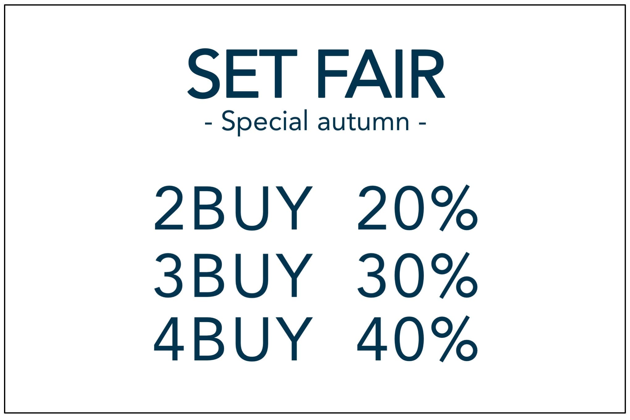 mline 【期間限定！】SET FAIR