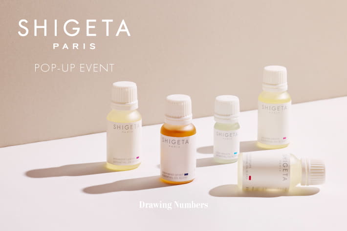 Drawing Numbers SHIGETA PARIS(シゲタ パリ)POP-UP EVENT