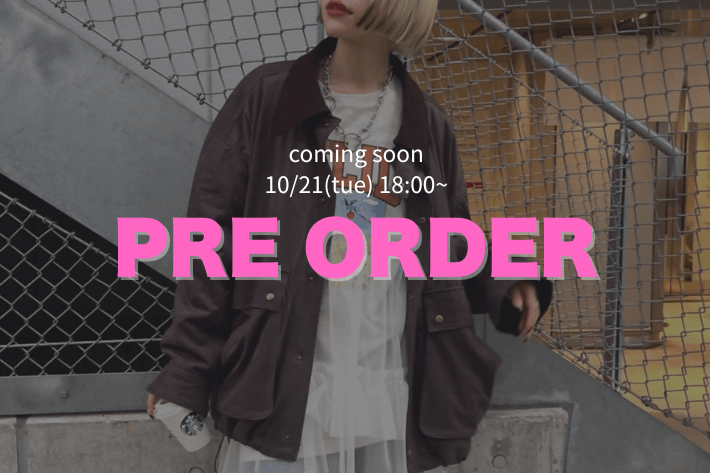 w closet 【10/21(火)18時予約開始】PREODER ITEM♡