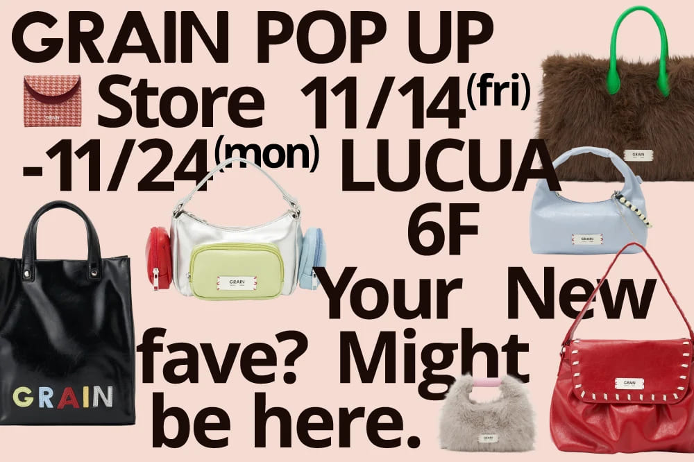 CIAOPANIC GRAIN｜POP UP STORE @ LUCUA osaka