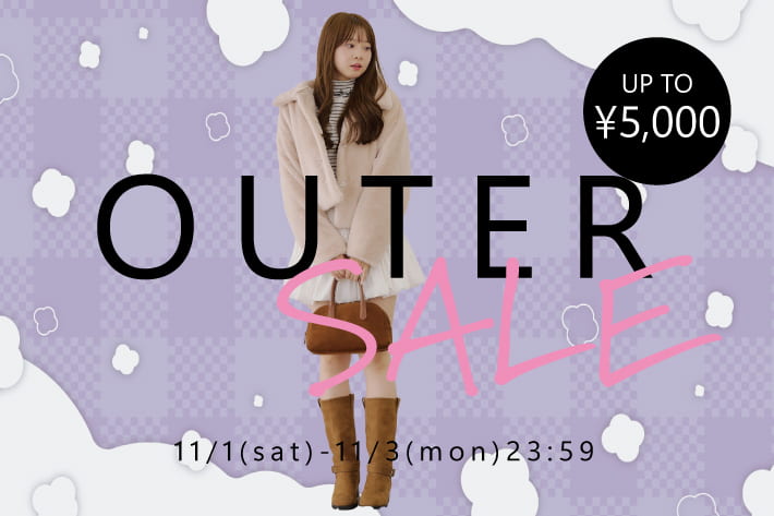 NICE CLAUP / OLIVE des OLIVE OUTLET アウターがお得な3日間♪