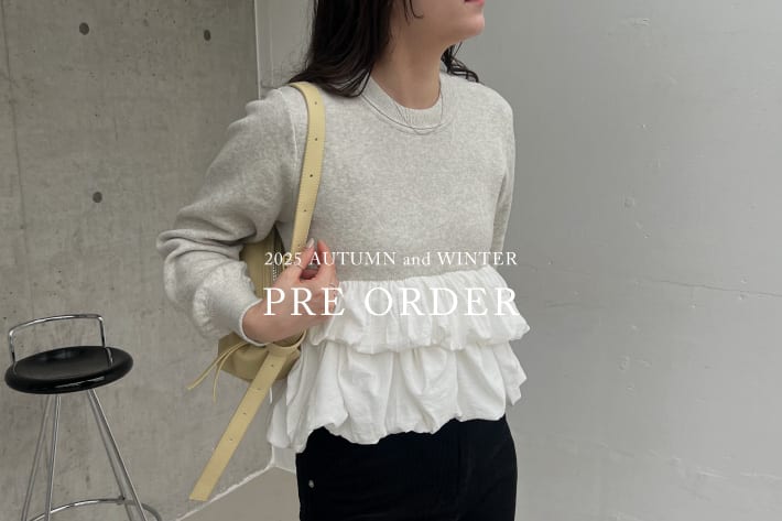 CAPRICIEUX LE'MAGE 【11/6(木)予約開始】2025AWの新作アイテム予約スタート！