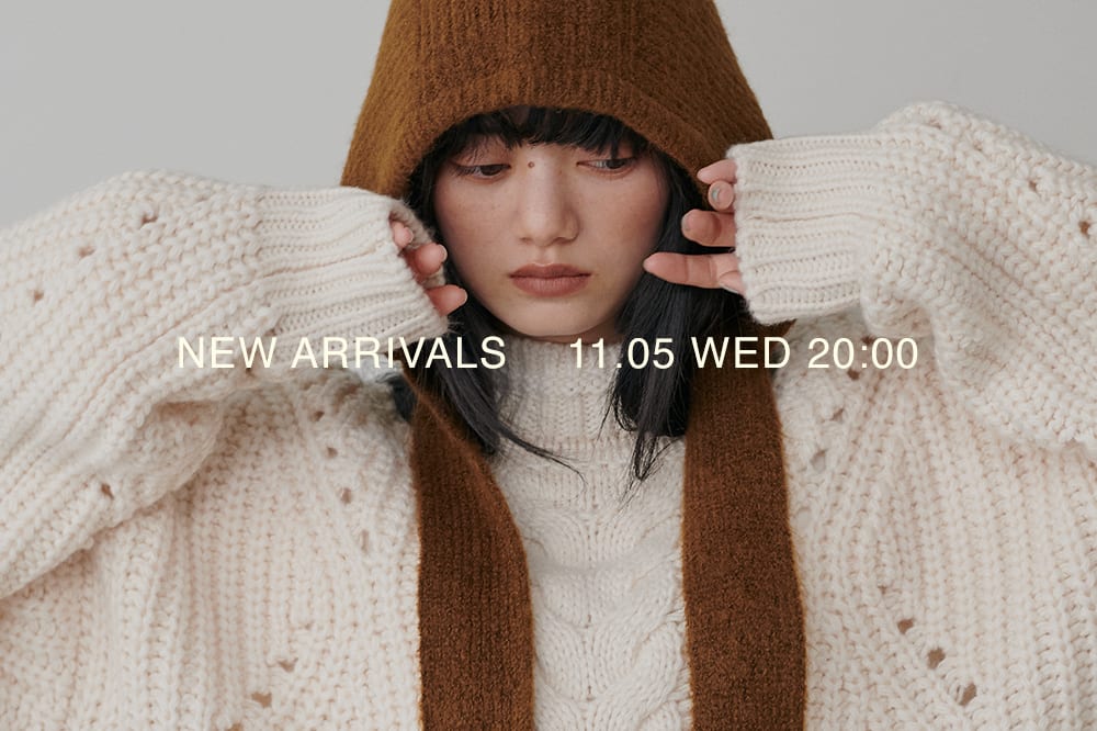 LARUTA NEW ARRIVAL 《11.05 wed 新作アイテムをcheck》