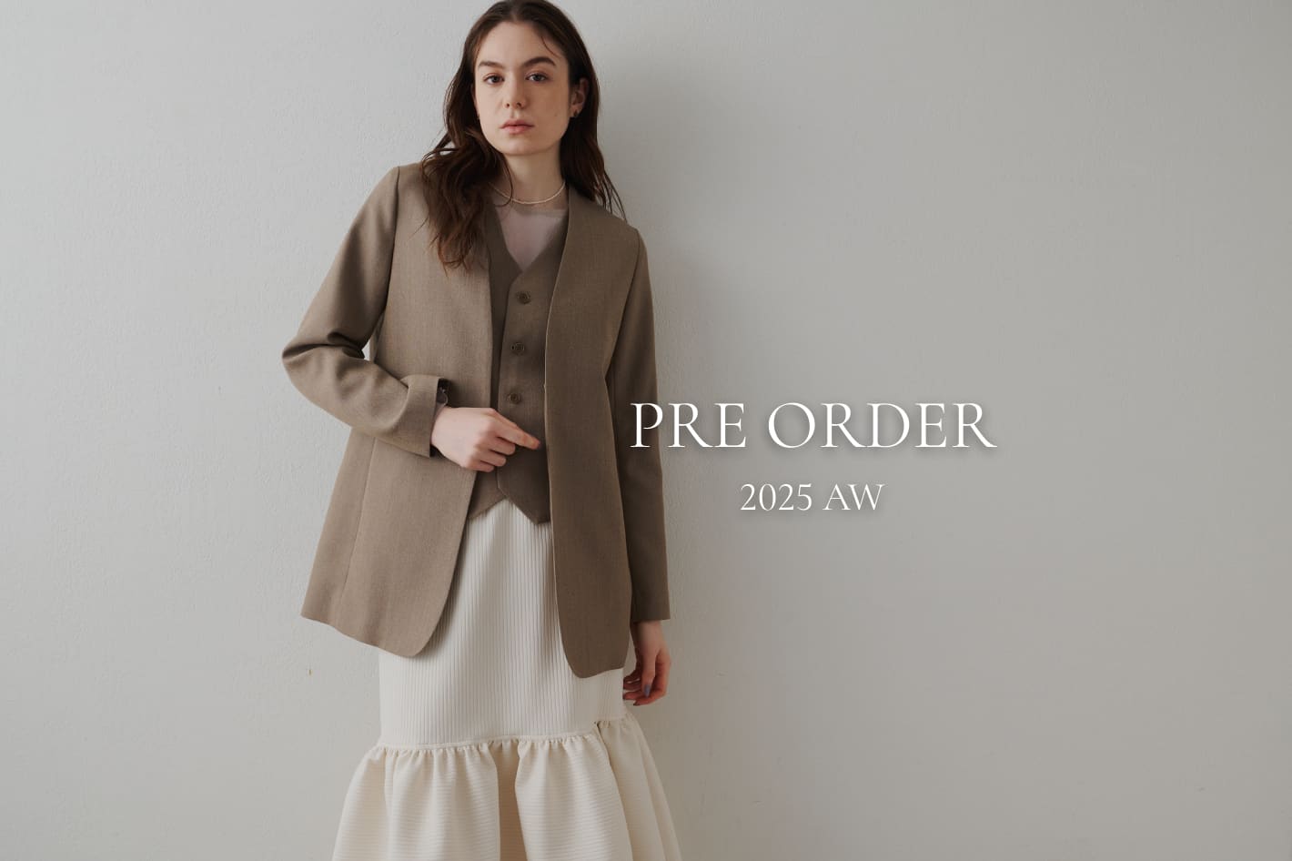 Drawing Numbers 【PRE ORDER】余白のあるスタイルが導く、大人の佇まい