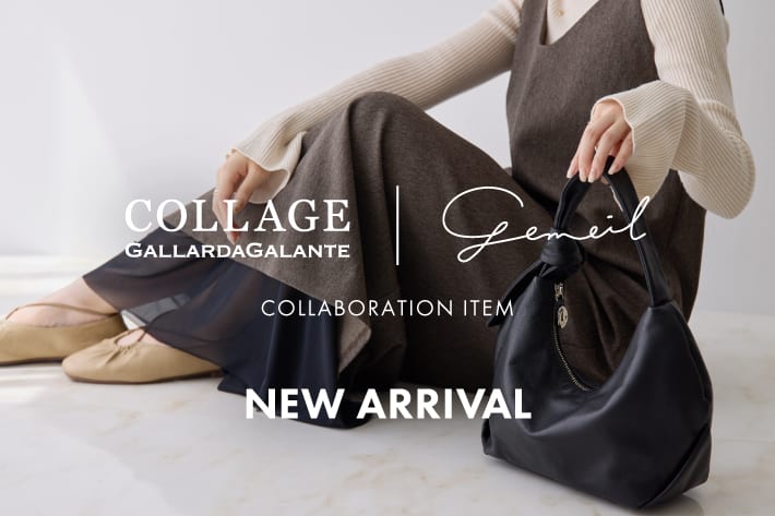 COLLAGE GALLARDAGALANTE 《COLLAGE×gemeil》コラボレーションアイテムが入荷！