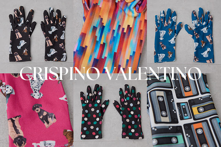 ear PAPILLONNER 【CRISPINO VALENTINO】の総柄グローブが販売スタート！