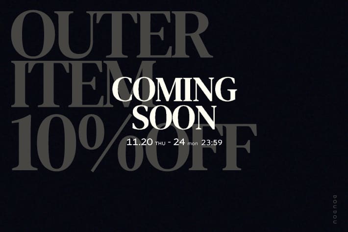 DOUDOU 【告知】アウター10%OFF セール開催決定！