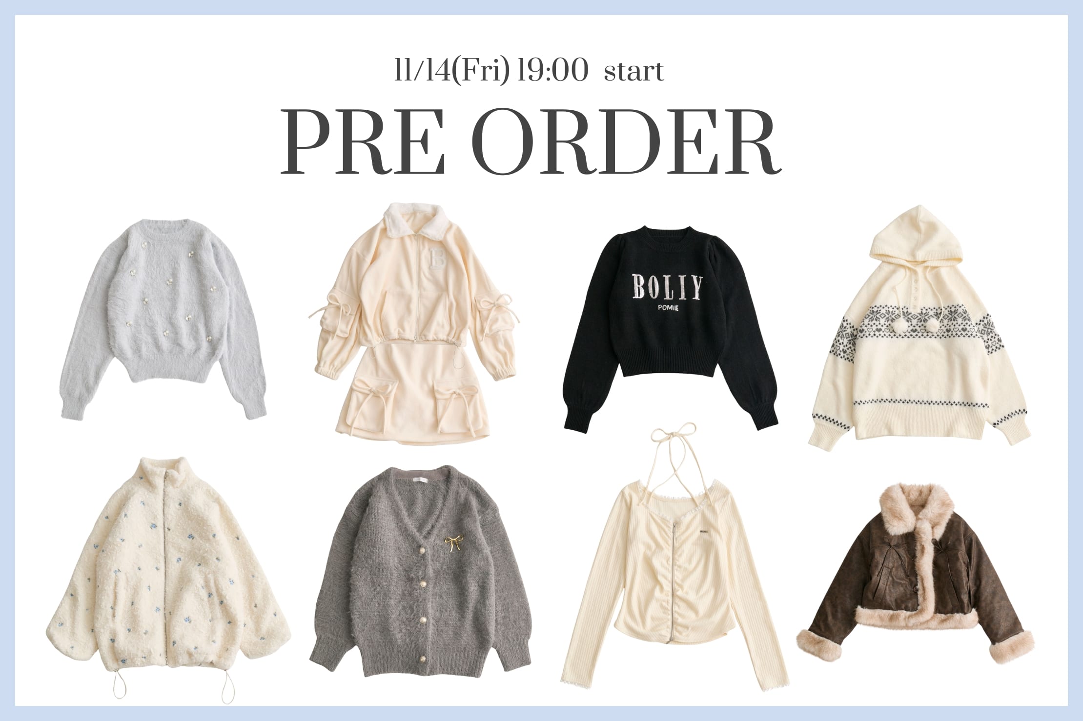 OLIVE des OLIVE 【11/21(金)19:00 予約スタート】新作アイテムご紹介！