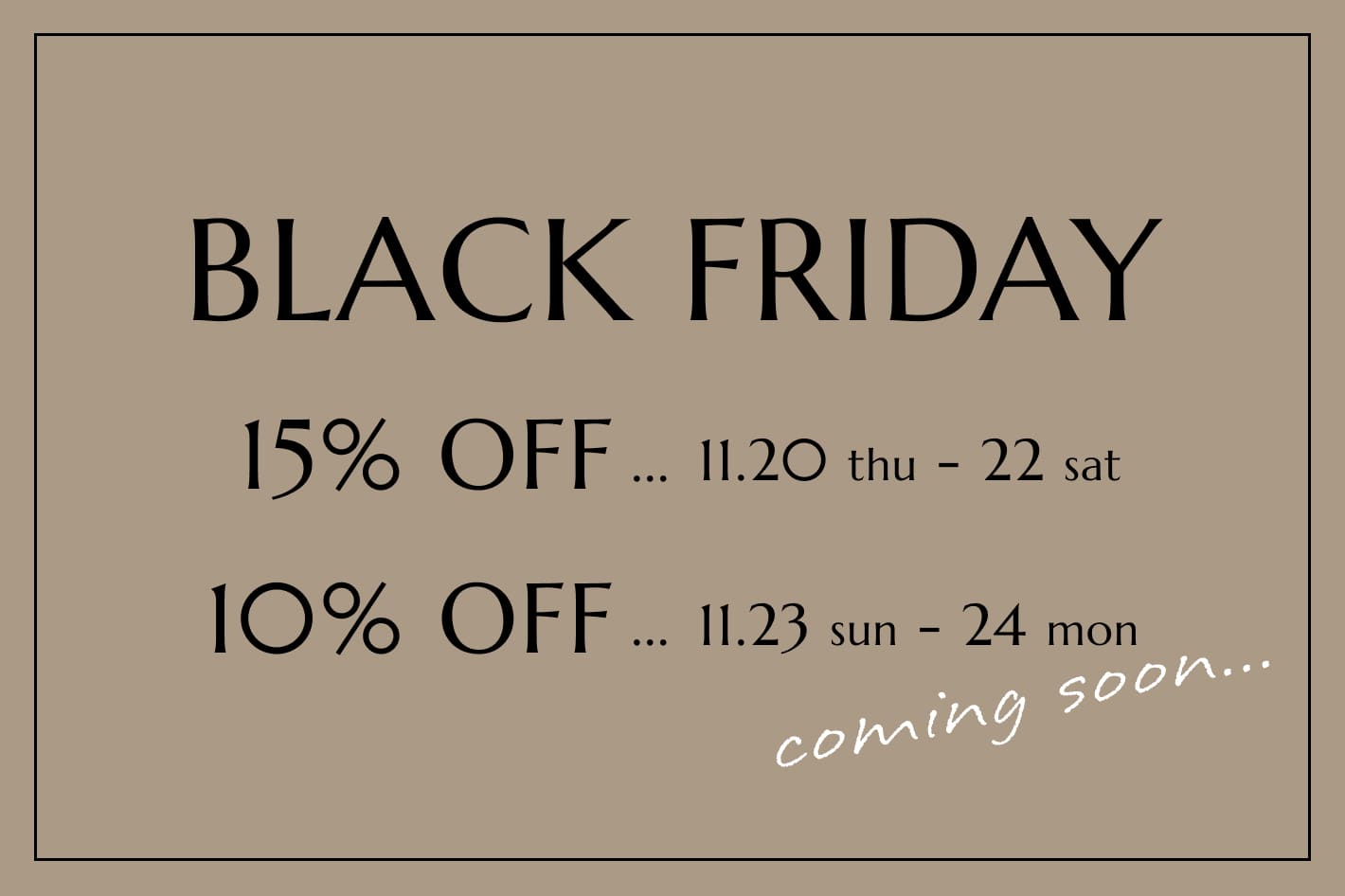 gemeil 【予告】BLACK FRIDAYイベントを開催します！
