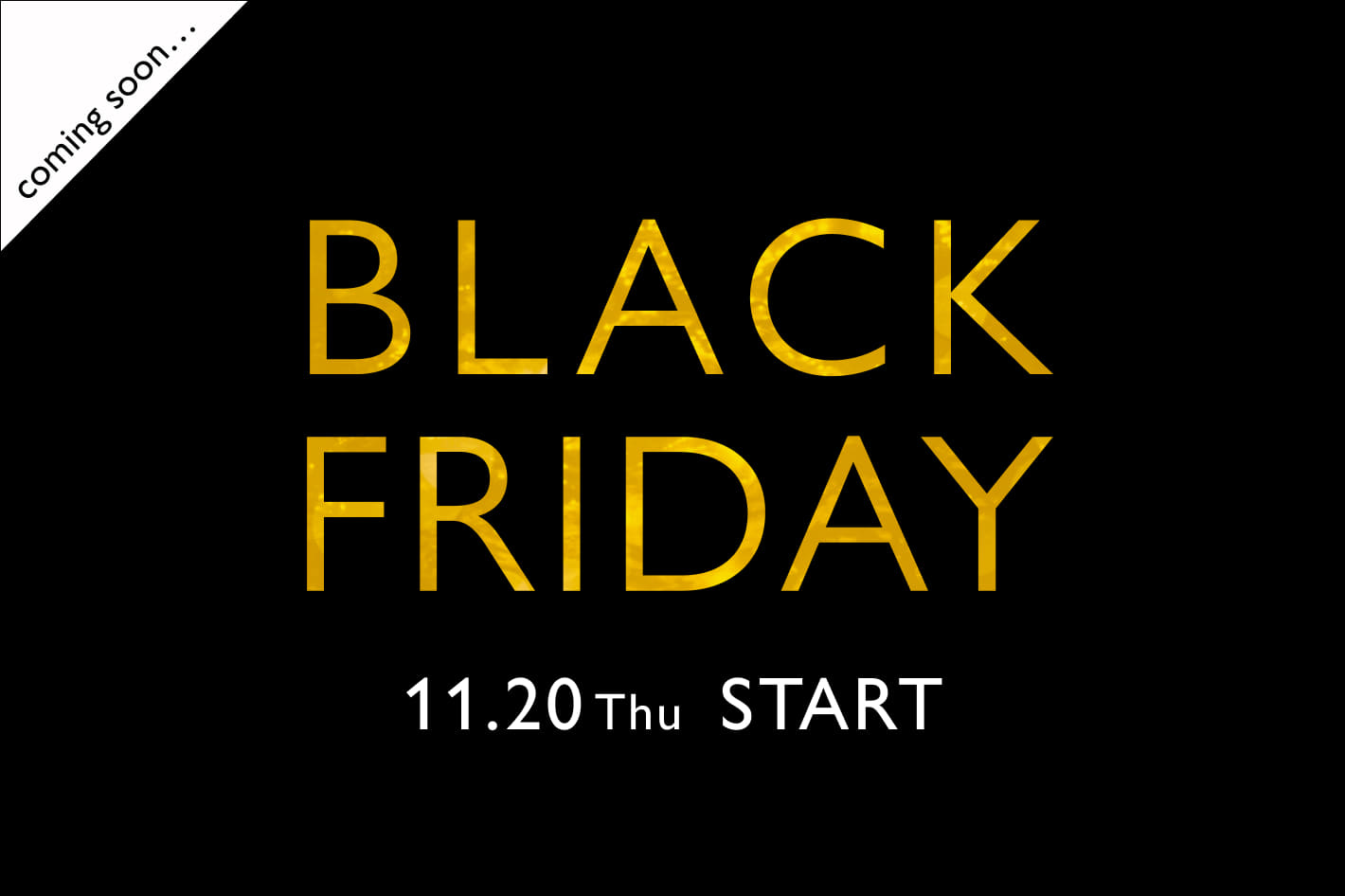 russet 【予告】11月20日(木)より「ブラックフライデー」を開催します!
