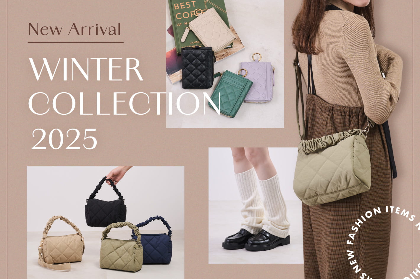 3COINS ＜New Arrival＞WINTER COLLECTION 2025
