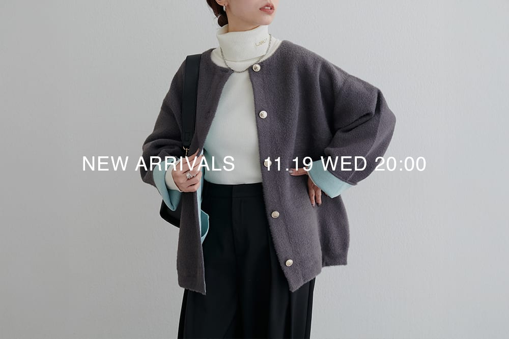 LARUTA NEW ARRIVAL 《11.19 wed 新作アイテムをcheck》