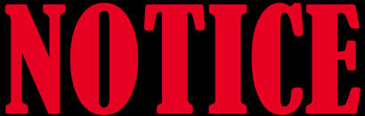 NOTICE