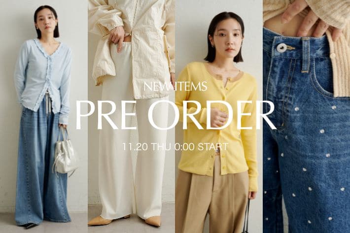 Omekashi 【PRE ORDER】新作アイテムのご予約がスタート！