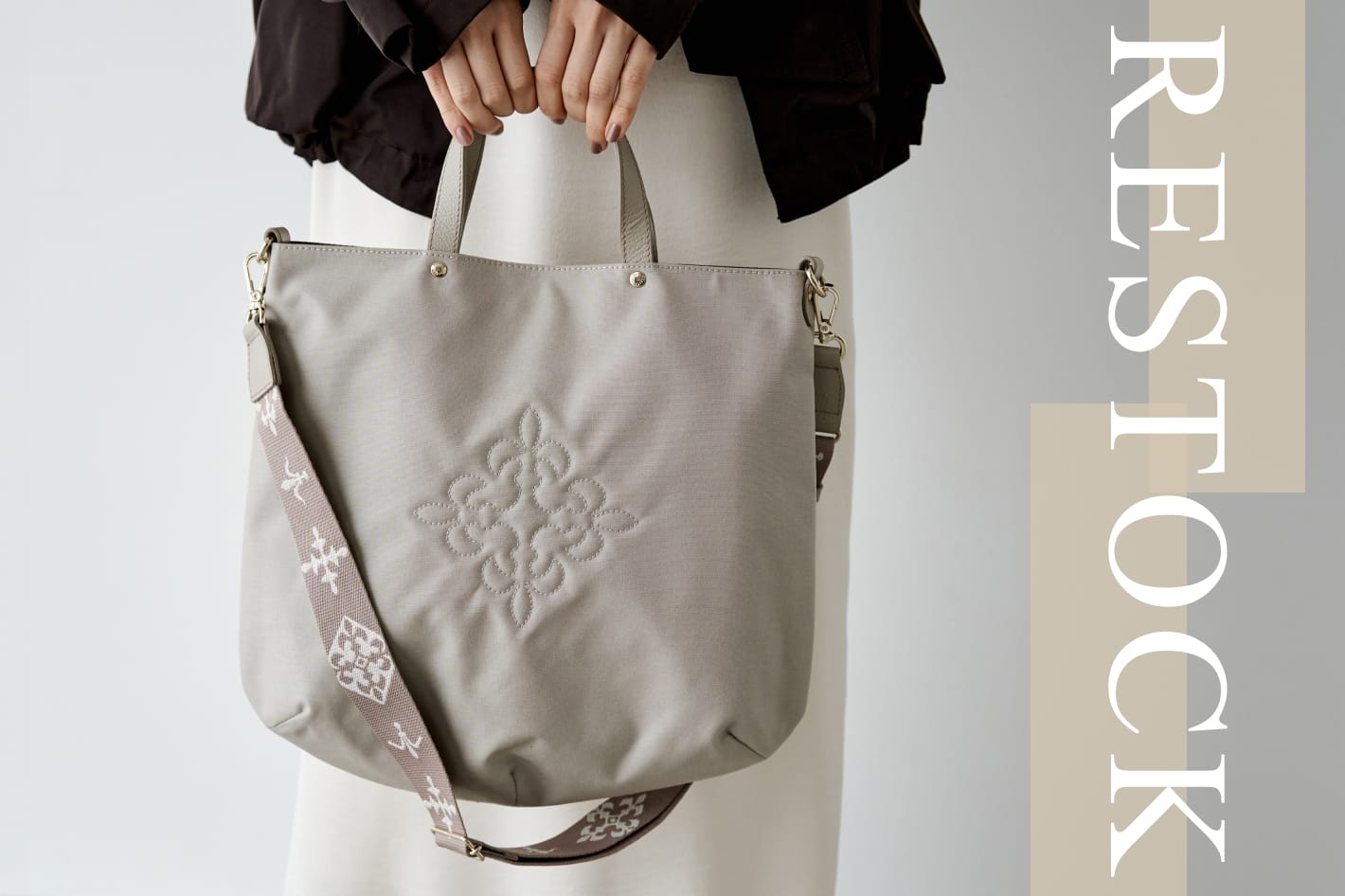 russet 【ついに”通常販売”スタート】コーデュラナイロン 2WAYトートバッグ