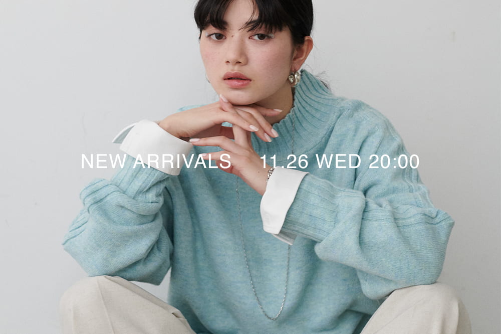LARUTA NEW ARRIVAL 《11.26 wed 新作アイテムをcheck》