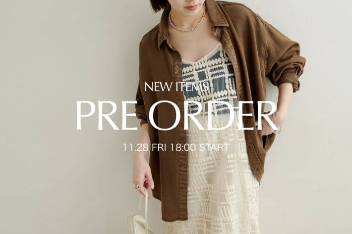 Omekashi 【PRE ORDER】11/28(金)18:00～新作アイテムのご予約がスタート！