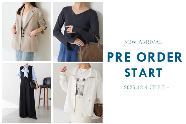 COLLAGE GALLARDAGALANTE 12.4(木) 新作アイテム予約販売スタート！