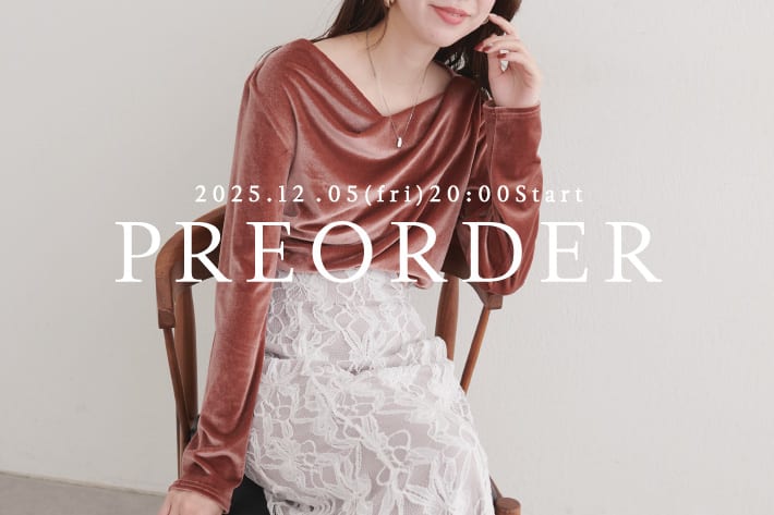natural couture 【12.5(Fri) 20時販売！】新作アイテムのラインナップをご紹介！