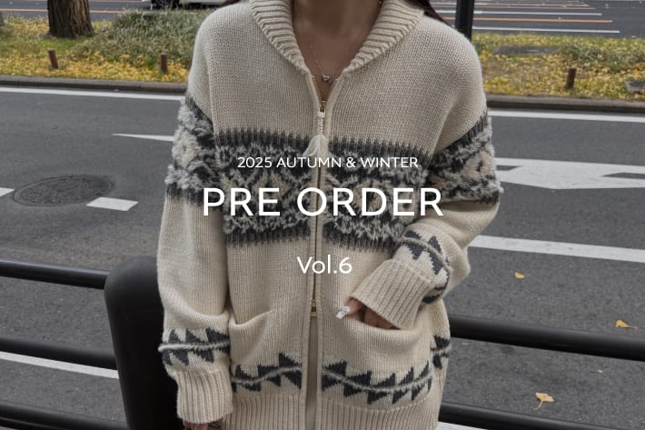 DOUDOU PREORDER vol.6／ 人気アイテムの新色など登場！