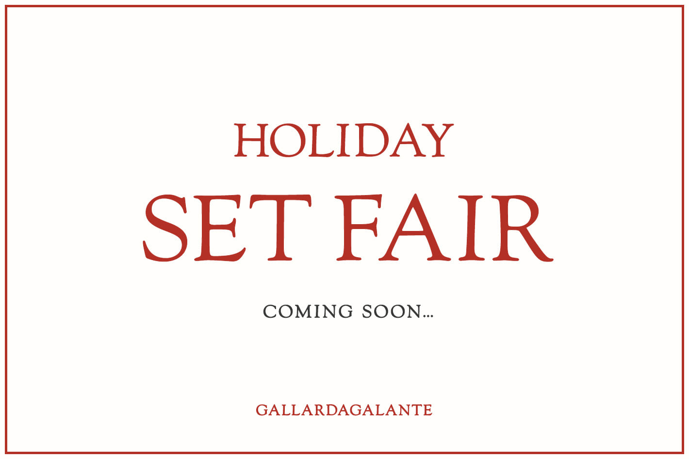 GALLARDAGALANTE 【予告】＼最大27,720円お得／2点で41,800円セットフェア開催！