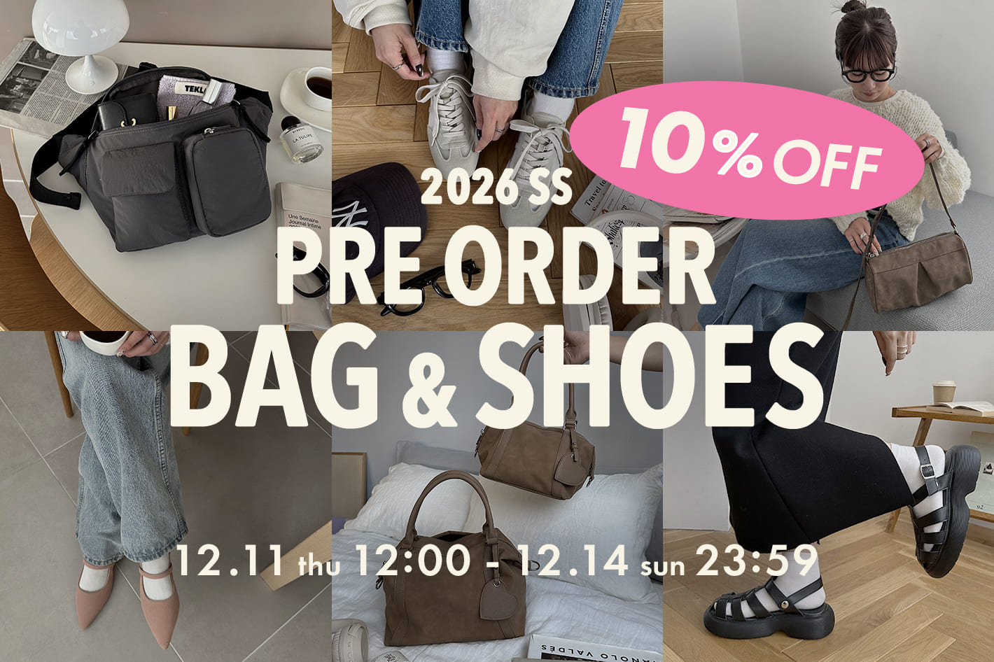 DISCOAT 【10％OFF＆10％POINT UP】2026SS BAG＆SHOES 先行予約START！