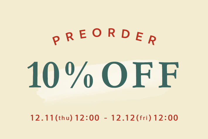 DISCOAT 【1日限り♪】PRE ORDER 10％OFF