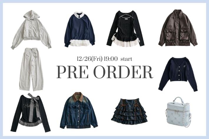 OLIVE des OLIVE 【12/26(金)19:00 予約スタート】新作アイテムご紹介！