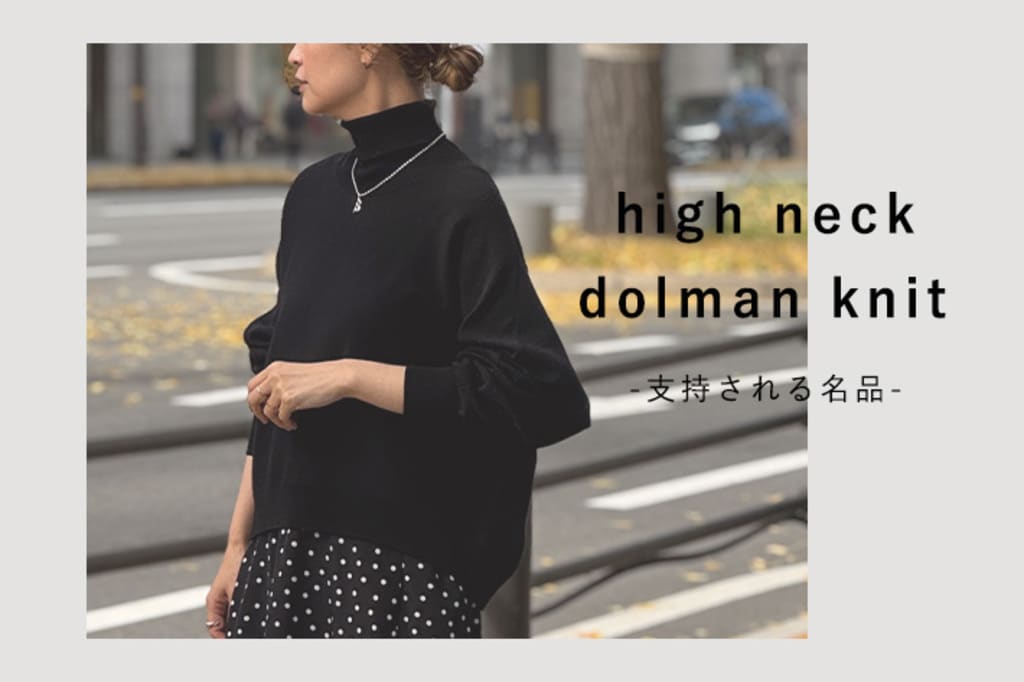 BEARDSLEY ハイネックドルマンニット “支持される名品”