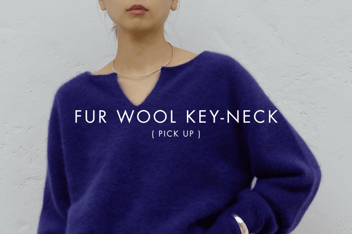 GALLARDAGALANTE 【SALE PICK UP】テクニック要らずで決まるキーネックニット