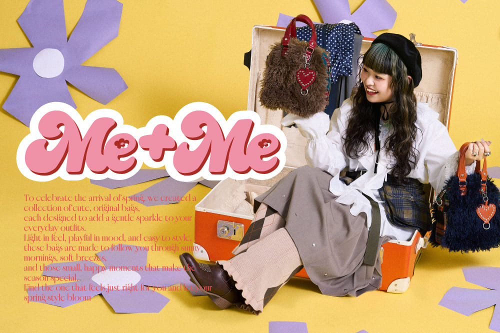 CIAOPANIC 【Me＋Me】待望の新作バッグとスカートが登場！