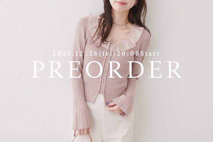 natural couture 【12.26(Fri) 20時販売！】新作アイテムのラインナップをご紹介！