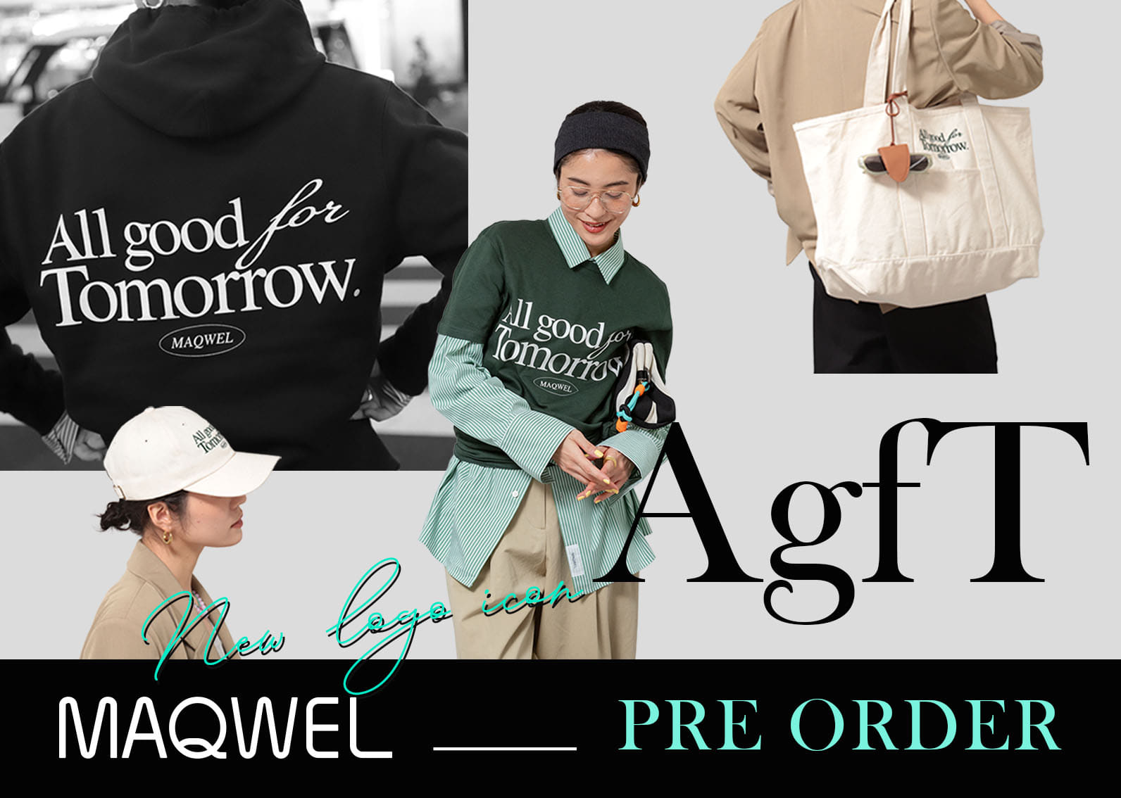 NOLLEY'S 【MAQWEL】新作！”AgfT”ロゴシリーズPRE ORDER START！