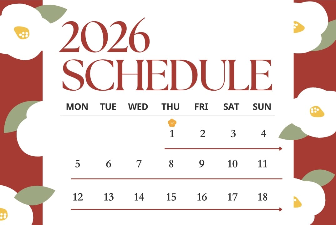 RAY CASSIN 【新年】イベントスケジュール