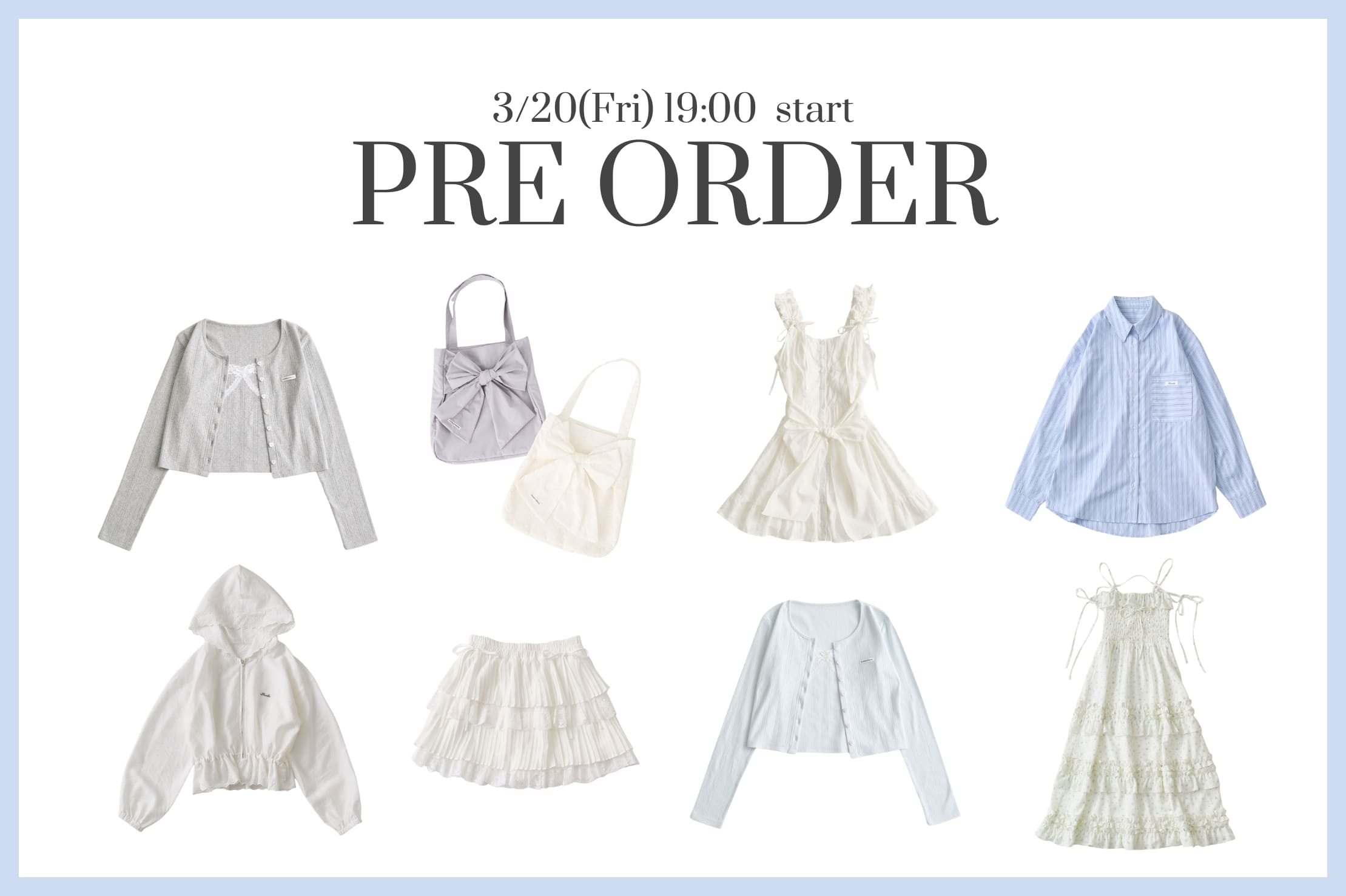 OLIVE des OLIVE 【3/20(金)19:00 予約スタート】新作アイテムご紹介！