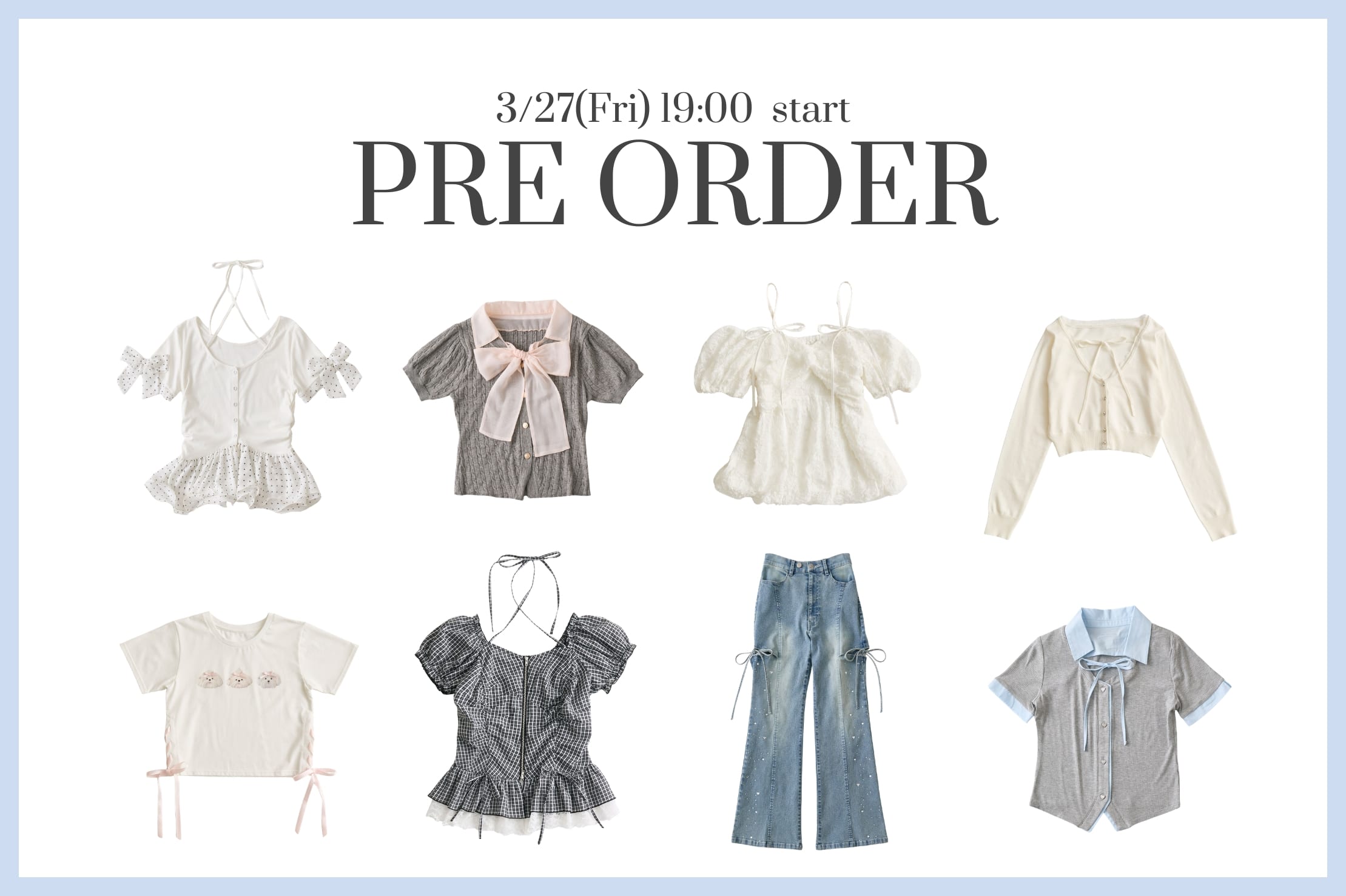 OLIVE des OLIVE 【3/27(金)19:00 予約スタート】新作アイテムご紹介！