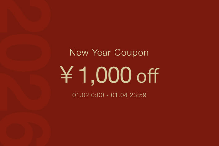 LARUTA  【1/2-1/4限定】新春1,000円クーポンプレゼント！