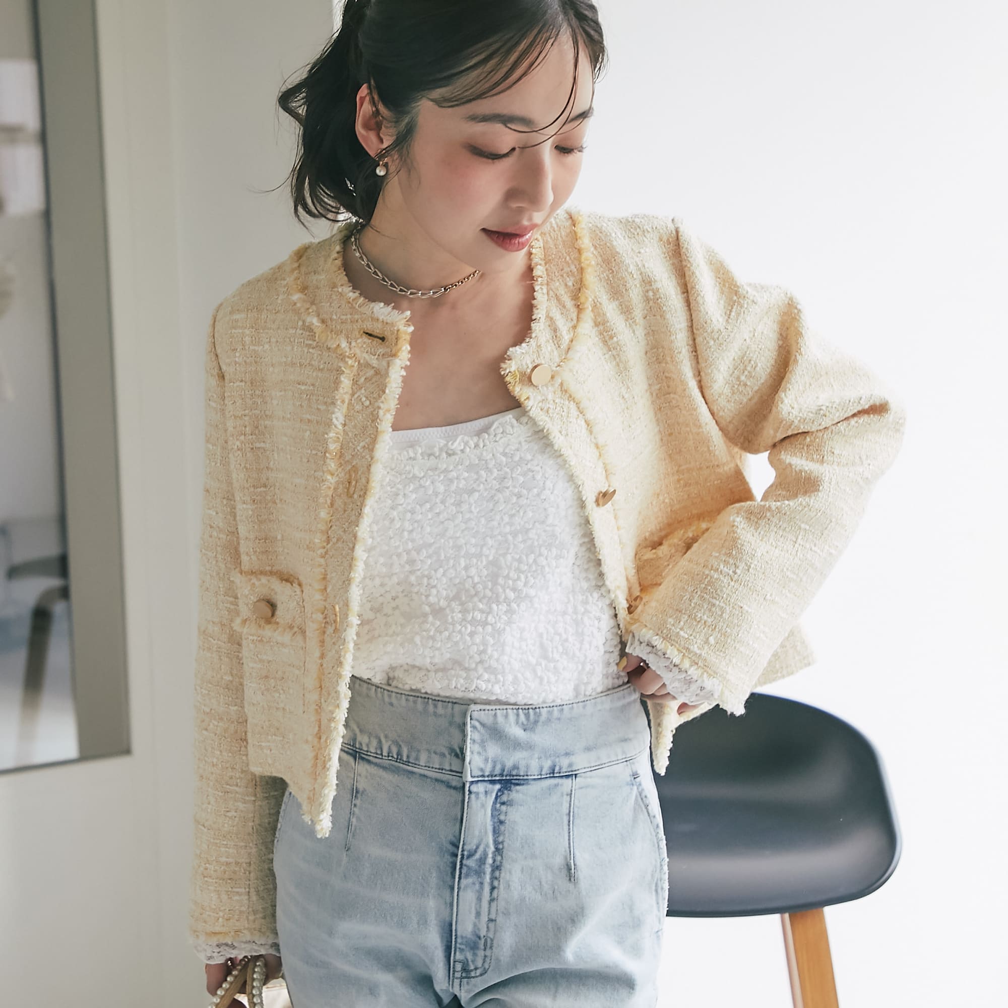 ニットワンピース