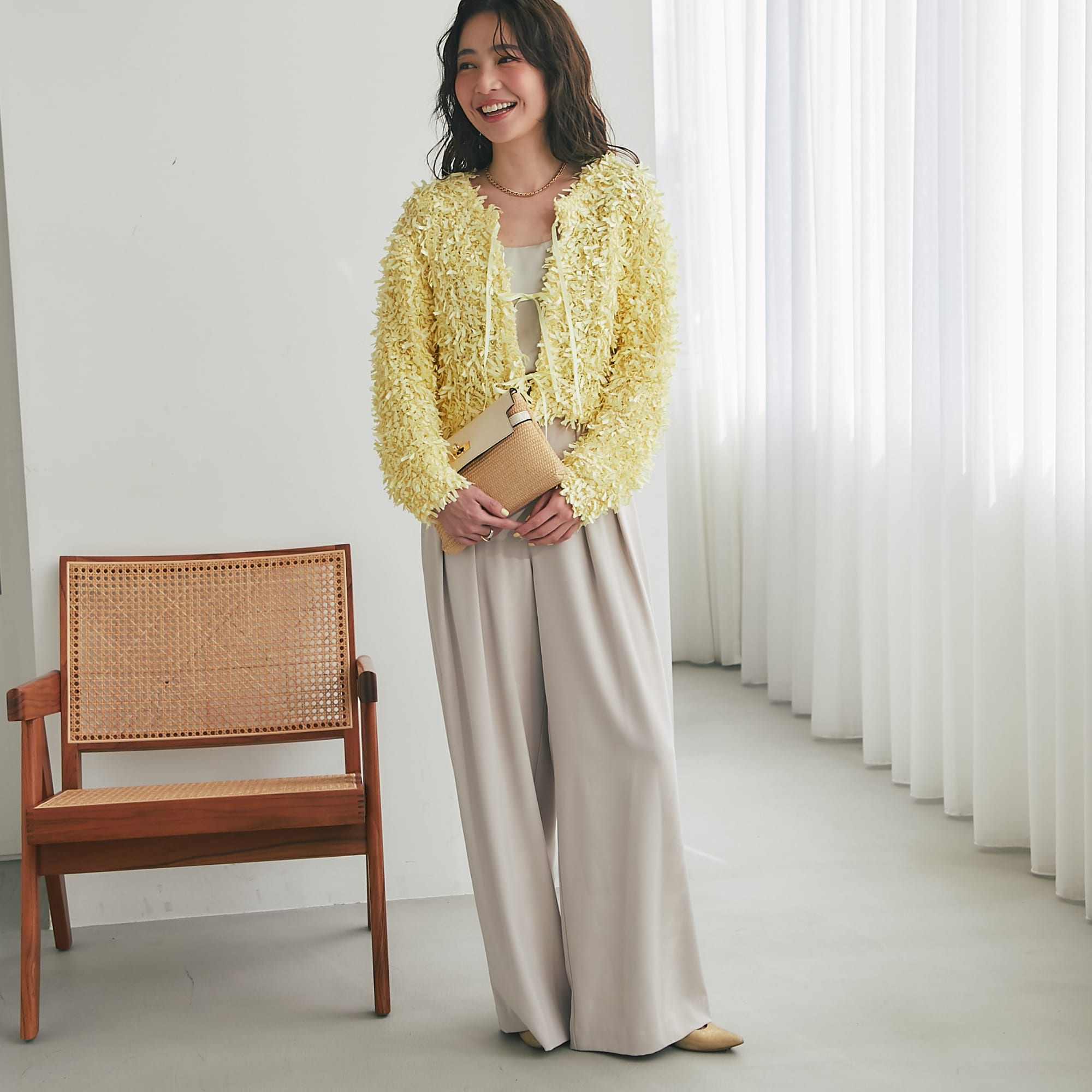 ニットワンピース