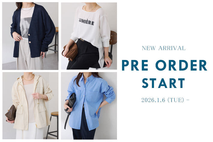 COLLAGE GALLARDAGALANTE 1.6(火) 新作アイテム予約販売スタート！