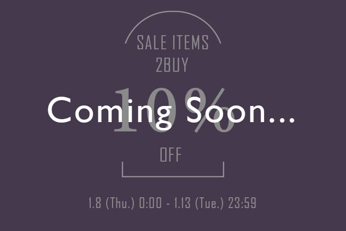 SHENERY 【告知】 2BUY10%OFFクーポンキャンペーン開催決定！