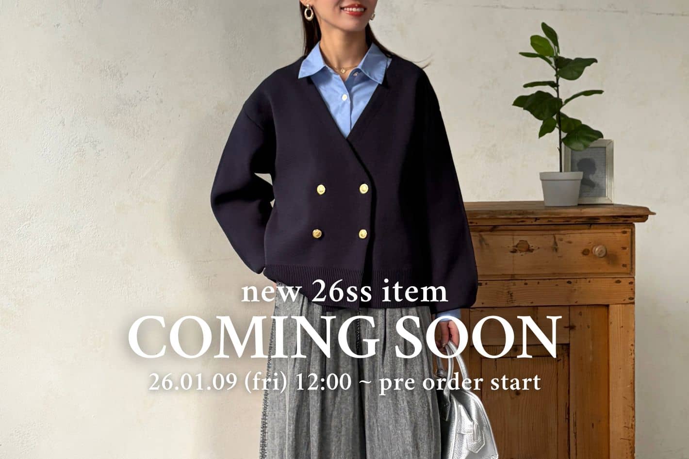 Chez toi  【 COMING SOON 】新作アイテムをご紹介♪