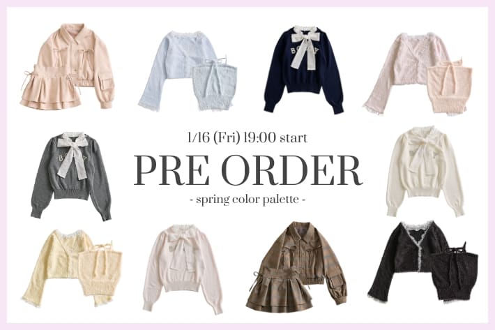 OLIVE des OLIVE 【1/16(金)19:00 予約スタート】新作アイテムご紹介！