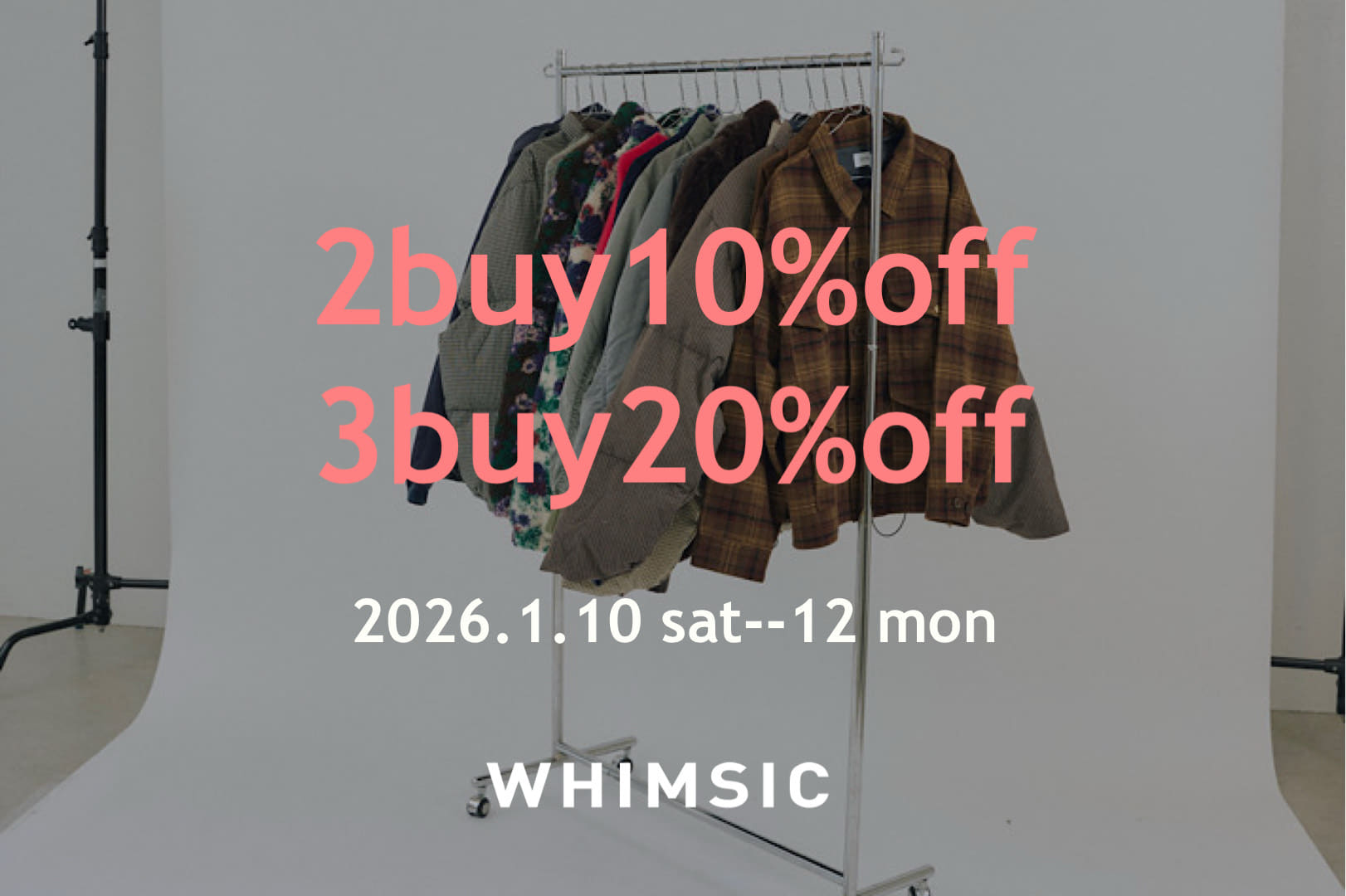 Kastane 【WHIMSIC】今日から３日間限定！2buy10％OFF