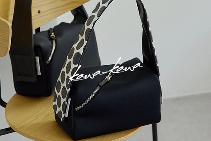 ear PAPILLONNER 【kawa-kawa】wet素材のワンショルダーが新登場！