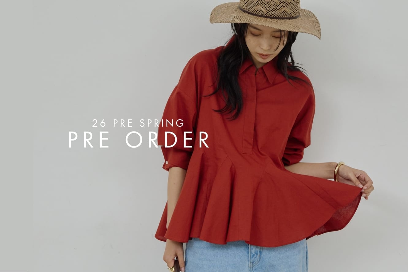 GALLARDAGALANTE 【PRE ORDER】日常に上質な余白をまとう、春の新作コレクションが予約スタート