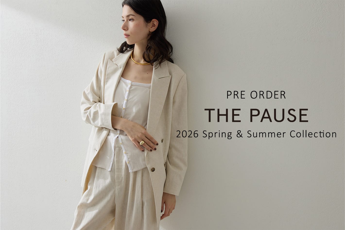 Whim Gazette 『THE PAUSE (ザ ポーズ)』2026 SS Collectionの先行予約がスタート！
