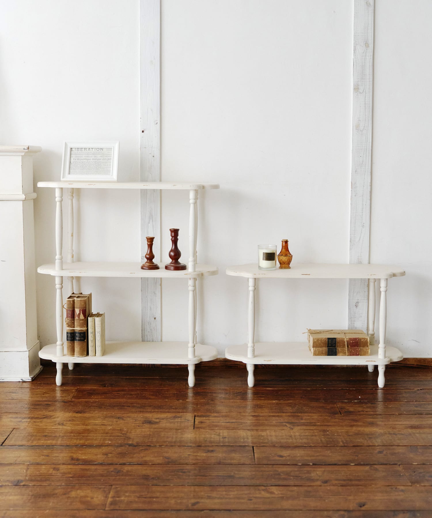 アンティークウォールラックの使用シーン